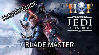 🏆 Star Wars Jedi: The Fallen Order TROPHY GUIDE: "BLADE MASTER" – 100% PLATINUM Roadmap 🏆