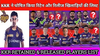 IPL 2024 KKR Retained and Released players list | Kkr Released and Retained players IPL 2024 |