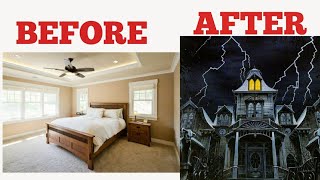 Turning my room into a haunted room!!!