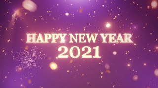 Happy New Year 2021 Fire Works With Countdown (Copyright Free)