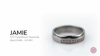 Brown Diamond Ring for Men - Jamie