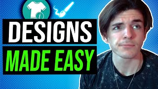 EASY DESIGN TOOL!! - Make Simple CLEAN Designs - Merch Informer Design Tool To Make Designs Fast