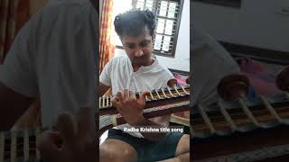 Radha Krishna title song in veena