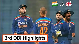 India vs England 3rd ODI Highlights 2021 | IND vs ENG 3rd ODI Highlights 2021 | 3rd ODI #INDvsENG |