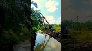 Mating Plat Besi‼️Excavator Long Arm Cuci Parit