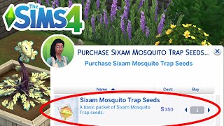 How To Buy Sixam Mosquito Trap Seeds - The Sims 4