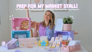 STUDIO VLOG | Prep for my Market Stall with Me 🎨🖌️