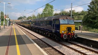 ROG class 57, 57310 hauling Grand Central liveried mark 4 coaches - 09/10/21