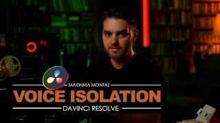 To ΝΕΟ Voice Isolation του Davinci Resolve κάνει την φωνή σου βγαλμένη απο στούντιο!