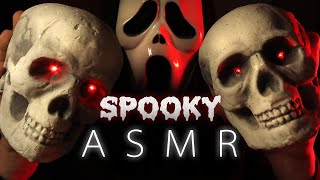 HALLOWEEN ASMR 🎃 Spooky Triggers and Rain Sounds for Terrifying Relaxation - No Talking