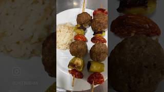 Lezzetive görüntüsü şahane #Sebzeli şiş köfte #keşfet #food #shortvideo #turkey #keşfetedüş ##reels