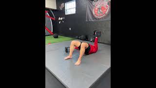 VHP Glute Bridge Single Arm Dumbbell Floor Press