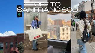 OFF TO SF🇺🇸 샌프란시스코 출장 VLOG. 출근 데일리룩과 틈틈히 쇼핑한 슈프림 언박싱. 애플 아이폰 14 Pro 구경 / 맛집과 투어 여기저기 여행 브이로그