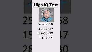 high IQ test 🧐 only for genius ✅✅