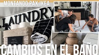 DECOVLOG | IKEA | CAMBIOS en el BAÑO I Armario PAX #laundry #bañopequeño