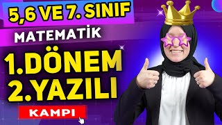 7. Sınıf Matematik 1. Dönem 2. Yazılı Hazırlık Kampı