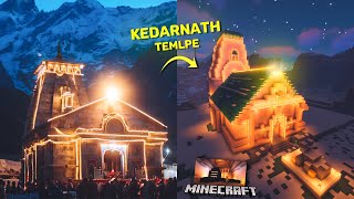 We Built KEDARNATH TEMPLE In Minecraft