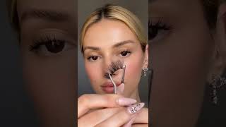 Lash tutorial #lashes #makeup