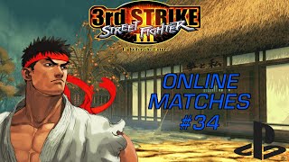 Street Fighter III 3rd Strike Online Edition: Online Matches #34 (PS3) (1440p 60fps)