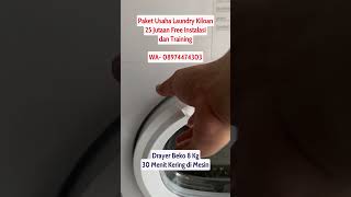 Paket Usaha Laundry Kiloan Drayer Beko Komplit 27 Jutaan Free Instalasi dan Training