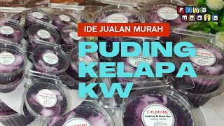 jual murah untung banyak ide jualan puding kelapa kw | #pudding