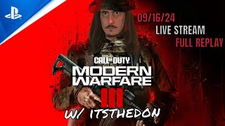 Modern Warfare 3 LIVE!!! - Season 5 Multiplayer Gameplay  - 09.16.24 - PS5