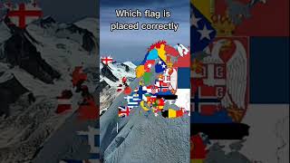 Which flag is placed correctly #geography #flag #europe #viral #shorts #fypシ