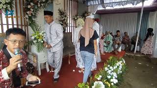 Suasana Jajap Penganten Pria Pengalungan Bunga Dan [Bikin Haru] Sungkeman Penganten Adat Sunda