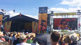 Fats Domino tribute NOLA Jazzfest 04-28-2018 Irma Thomas