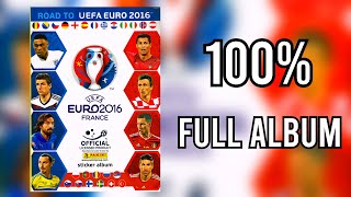 Panini Full Sticker Album Road to UEFA EURO 2016 100% - COMPLETE, LLENO, COMPLETO, ЗАПОЛНЕННЫЙ