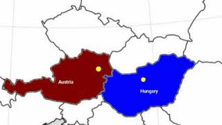 Austria Vs Hungary Scenario: Map Animation