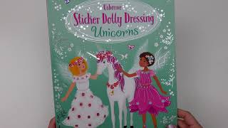 Usborne - Sticker Dolly Dressing Unicorns