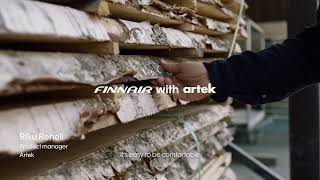 Finnair with artek: making of Finnair Lounge