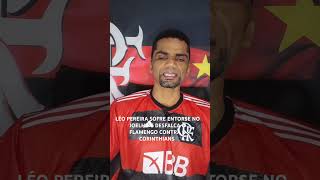 Léo Pereira Sofre Entorse No Joelho Esquerdo e Desfalca o Flamengo Contra o Corinthians.