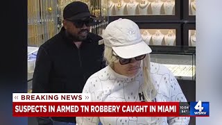 Two arrested in Florida for $1.7 million jewelry store robbery in Nashville