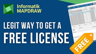 How to request a free license of Informatik Mapdraw 2023