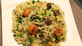 vegetable coconut fried rice #slimchizzy#friedricerecipe#