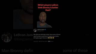 LeBron Still Believes Bronny Is Better Than Certain NBA Players?