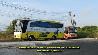 RAWAN !!! Persimpangan Jalan Pantai Pandawa dan Green Bowl Bali Jejak Aktivitas Gusde Made