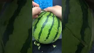 Do you think this carved watermelon is beautiful#DIY #interesting #watermelon #carving 7006272587366