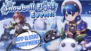 [Toram Online] All Appereance & Status Equipment from Snowball Fight 2021