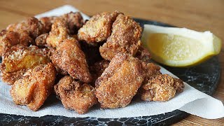 POLLO FRITO SUPER CRUJIENTE POR FUERA Y JUGOSO POR DENTRO. POLLO  ESTILO JAPONES KARAAGE