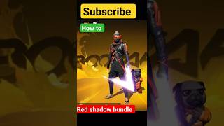 THIS IS FAKE | RED SHADOW BUNDLE | #garenafreefire #freefire