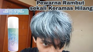 CAT RAMBUT TANPA BLEACHING, SALSA HAIR COLOR SPRAY, PEWARNA RAMBUT MUDAH HILANG