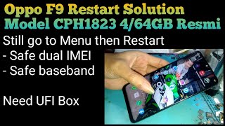 Oppo F9 CPH1823 Restart Solution | eMMC Repartitioning @mobilecareid