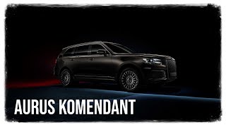 Aurus Komendant  (2023) цена и все подробности. Русский ответ Rolls-Royce и Range Rover