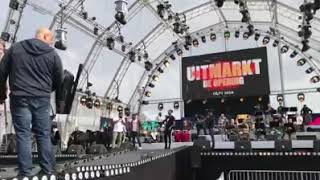 Soundchecken Broederliefde op de Uitmarkt Amsterdam Oosterdok 24 augustus 2018