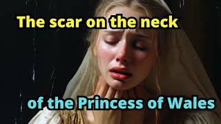 Why did the Princess of Wales have a scar on her neck?