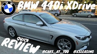 2018 BMW 440i XDRIVE M SPORT BRIEF REVIEW - A NICE GERMAN COUPE !