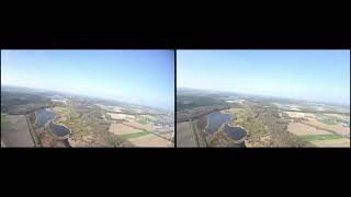 Gyroflow 1.0.0 RC5 - Runcam Thumb Side By Side Comparison On A Small Plane